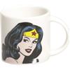 Excelsa Super Eroi Tazza caffè Wonder Woman 100 ml, Porcellana, Bianco, 5.9x5.9x5.9 cm