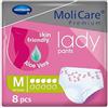 MoliCare Premium Lady Pants 5 Gocce M Mutande Assorbenti 8 pz