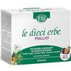 le dieci erbe ESI - Le Dieci Erbe Psillio, Integratore Alimentare a Base di Psyllium, per la Regolarità del Transito Intestinale, Senza Glutine e Vegan, 20 Bustine
