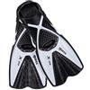 Mares X-One Junior - Pinne snorkeling corte per bambini, scarpetta aperta perforata, cinghia senza fibbia, comfort e prestazioni acquatiche
