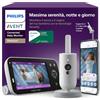 AVENT PHILIPS Avent Premium Connected Baby Monitor, il monitor più avanzato di sempre di Avent, controllo di sonno e respirazione con IA, HD, app, SCD973/26