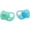 Twistshake Ciuccio blu pastello, 0-6 mesi, 2 pezzi