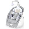 Ingenuity Altalena e Sdraietta 2 in 1 Leggera da Neonato a Bambino - Tappetino Pancino, Vibrazioni e Suoni, 0-30 Mesi Fino a 18 kg (Cuddle Lamb)