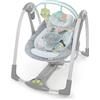 Ingenuity Sedia a Dondolo Ingenuity Compact Swing - Hugs & Hoots Bianco Grigio