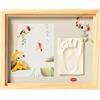 Tiny Love Cornice Foto, Cornice Impronte Neonato, Impronta Mani e Piedi Neonati, Kit impronte neonato, Testato Dermatologicamente, Idea Regalo Neonato, Regalo Nascita, Tiny Creations, colore Legno