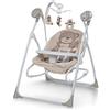 Foppapedretti Sdraietta Altalena Carillon, Dondolo Musicale con diverse Melodie, per Bambini dalla nascita a 9 Kg, Dispositivo di Movimento della seduta, Telecomando per attivazione a distanza, Teddy