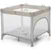 Foppapedretti Box Pieghevole Jubox, per bambini dalla nascita a 36 mesi, Trasportabile con Borsa in dotazione, Tappetino Imbottino, Angoli Protetti con Rivestimento, 93x93x78 cm, Circus