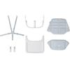 Maxi-Cosi Nesta Kit Bambino, Rivestimento Seggiolone, Accessori in Legno, per Bambini 6 Mesi - 3.5 Anni (9-15 kg Circa), Colore Beyond Sky Grey