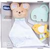 Chicco, Set Regalo Nascita My Sweet DouDou, Morbido DouDou Copertina Topolino, Tenero Portaciuccio in Velluto Soffice, Massaggiagengive Elefantino con Texture in Rilievo, Idee Regalo Neonato 0 Mesi +