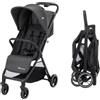 Bebeconfort Azur, Passeggino Compatto, 0-3 anni (15 kg), Passeggino Leggero, Chiusura Automatica a Una Mano, Reclinabile Fino a Posizione Sdraiata, Spazioso Cestello Portaoggetti, Mineral Graphite