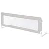 roba Barriera Protettiva Anticaduta Letto Klipp-Klapp, Richiudibile, 100 x 51 cm, Resistente, Telaio in Metallo, con Tela, Grigio