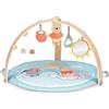 Bright Starts Disney Baby Winnie the Pooh Palestrina Neonato, palestra attività per bebè di Bright Starts, con cuscino per il tempo a pancia in giù e tappeto reversibile, 5 giochi inclusi, unisex, dalla nascita