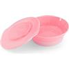 Twistshake Ciotola Bambini con Coperchio Ermetico | Piatto Svezzamento 6+ Mesi | Contenitore Pappa | Scodella Allenamento Cibo Neonati | Senza BPA | Ciotolina Prima Infanzia | Rosa