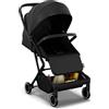 Babify Urban Ease Passeggino Leggero - Da 0 a 4 Anni (22 kg), Ripiegabile con Una Mano, Reclinabile, Poggiapiedi Regolabile, Fodera Rimovibile, Cestino, Tettuccio con Finestra, Nero