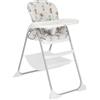 Graco - SnackEase Seggiolone con chiusura rapida, reclinabile, da 6 mesi fino a circa 3 anni (max 15 kg), fantasia Up & Away