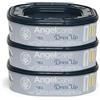 Foppapedretti Ricarica Mangiapannolini Missk, 3 Ricariche (fino a 540 pannolini), trattiene cattivi odori con tecnologia brevettata EVOH 5 strati, trattamento antibatterico, 25% di plastica riciclata