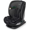 Foppapedretti Seggiolino Auto Pitstop I-Size, per bambini da 76 a 150 cm di altezza, 15mesi-12 anni, conforme ECE R129, Fissaggio Dualfix (Isofix e non), Safe Body Protection, Comfort Kid Pad, Nero