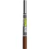 Maybelline New York BROW INSERTS MEDIUM BROWN | Punta tripla 0,015 mm, 100 tratti naturali resistenti all'acqua, gel di fibre, durata fino a 36 ore, inserti per sopracciglia