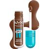 NYX Professional Makeup Gloss e Tinta Labbra Idratante 2in1, Idratazione fino a 12H, Con Vitamina B12 e Magnesio, Lip IV Hydrating Gloss Stain, Tonalità: 03 Splash N Spice