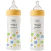 Chicco Set 2 Biberon Perfect Easy Flusso Medio, Biberon Anticolica, Riduce Rigurgito e Irritabilità, Bottiglia in Plastica da 250ml, Set Regalo, Confezione Risparmio, 2 Mesi+, Bambino