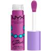 NYX Professional Makeup Saucy Sisters Fat Cheeks Blush, Blush Liquido Idratante, Pelle Luminosa e Idratata, Colore Modulabile, Formula con Peptidi, Olio di Lampone e Kiwi, Shade Lavender Sass, 8 ml