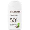 Bilboa, Coccobello, Latte Solare SPF 50+, Crema Solare Illuminante con Olio di Cocco e Vitamina E, Idrata e Illumina la Pelle, Resistente all'Acqua, 200 ml