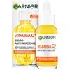 Garnier Siero Viso Vitamina C Anti-Macchie, Illuminante e Rimpolpante, Arricchito con Vitamina C, Niacinamide e Acido Salicilico, Pelle Libera dalle Macchie Scure in 6 Giorni, Incarnato Luminoso, 30ml