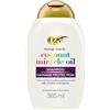 OGX Shampoo Damage Remedy + Coconut Miracle Oil, Shampo idratante e ristrutturante con Olio di Cocco, Tiaré e Vaniglia, Shampoo capelli secchi, danneggiati o crespi con effetto districante, 385 ml