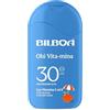 Bilboa, Ohi Vita-Mina, Latte Solare SPF 30, con Vitamina C, Vitamina E e Niacinamide, Ideale Contro Rughe e Macchie, Resistente all'Acqua, 200 ml