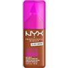 NYX Professional Makeup Fondotinta Soft Matte, Coprenza Modulabile, Tenuta Fino a 24H, Formula Arricchita con Acido Ialuronico, Guaranà e Vitamina C, Make Em Wonder Foundation, Soft Mocha, 30 ml