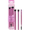 Real Techniques Set di pennelli da trucco Eye Shade & Blend, per ombretto e matita, strumenti per il trucco per modellare e curare le sopracciglia, 3 pezzi