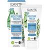 SANTE Naturkosmetik Crema idratante idratante idratante con acido ialuronico, squalano e aloe vera biologica, crema nutriente per il viso, idratante intensivo e pelle liscia, 50 ml