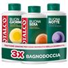 Borotalco, Kit con 3 Bagnodoccia, Bagnoschiuma Tripla Azione Setificante, Rigenerante e Rilassante, Profumo Vaniglia, Ambra Speziata e Lavanda, Ideale per Tutti i Momenti della Giornata, 3x500 ml