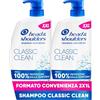 Head & Shoulders Shampoo Antiforfora Classic Clean Capelli Grassi 2x1000ML