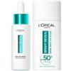 L'Oreal Paris L'Oréal Paris Siero e Fluido Viso, Con Niacinamide, Vitamina E e Acido Amminosolfonico, Macchie Attenuate e Incarnato Uniforme, Bright Reveal, 2x 50 ml