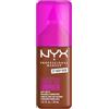 NYX Professional Makeup Fondotinta Soft Matte, Coprenza Modulabile, Tenuta Fino a 24H, Formula Arricchita con Acido Ialuronico, Guaranà e Vitamina C, Make Em Wonder Foundation, Deep Rich, 30 ml