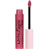 NYX Professional Makeup Lip Lingerie XXL, Rossetto liquido Matte a lunga tenuta, Formula vegana, Push'd Up