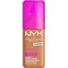 NYX Professional Makeup Fondotinta Soft Matte, Coprenza Modulabile, Tenuta Fino a 24H, Formula Arricchita con Acido Ialuronico, Guaranà e Vitamina C, Make Em Wonder Foundation, Medium, 30 ml