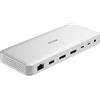 D-Link DUF-901 Docking Station USB4 9-in-1 - Hub USB-C con Doppio Display 8K, 40Gbps, LAN 2.5GbE, PD 100W, USB 3.1, USB-C, DisplayPort, Compatibile con Mac e Windows