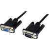 StarTech Cavo Seriale Null Modem DB9 RS232 2m F/M Nero (SCNM9FM2MBK)