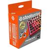 SteelSeries PrismCaps, Copritasti in stile pudding a doppio scatto, Robusta termoplastica PBT, Compatibile con la maggior parte delle tastiere meccaniche, Steli MX, Nera (Layout UK)