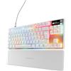 SteelSeries APEX PRO TKL Gen 3 - Interruttori magnetici analogici OmniPoint 3.0, Preimpostazioni automatiche QuickSet (Rapid Trigger, Rapid Tap/SOCD, Protection Mode), OLED, RGB, PBT, USB-C, UK QWERTY