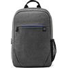 HP Prelude, Zaino per Laptop fino da 15,6", con Cinghie Imbottite Antiscivolo e Cerniera Colorata, 1 Scomparto Principale e 6 Tasche Interne ed Esterne, Realizzato con Materiale Riciclato, Grigio