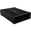 Icy Box Contenitore Esterno da 5,25 Pollici per unità Blu-Ray e Dvd, USB 3.0, Contenitore Esterno per masterizzatore Dvd, Contenitore per masterizzatore Blu-Ray, Alluminio, Nero, IB-525-U3