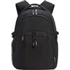 Amazon Basics Zaino per laptop, da viaggio, adatto per laptop da 17", Nero
