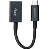Amazon Basics Convertitore cavo adattatore USB 3.1 da USB-C a USB-A femmina, alta velocità 5 Gbps, certificato USB-IF, per laptop, tablet, telefoni (iPhone 16/15), nero