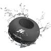 Music Hero Speaker 3W con Ventosa, Tasti per Musica e chiamate, Microfono Integrato e Vivavoce, protetto dall'acqua per utilizzo in Doccia, Bagno, Piscina e Cucina, Colore Nero