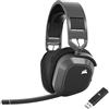 Corsair HS80 MAX WIRELESS Cuffie da Gioco Multipiattaforma - Grigio Acciaio