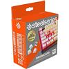 SteelSeries PrismCaps, Copritasti in stile pudding a doppio scatto, Robusta termoplastica PBT, Compatibile con la maggior parte delle tastiere meccaniche, Steli MX, Bianca (Layout UK)