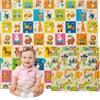 Edibaby, Tappeto Gioco Bambini, 180 x 150 cm, Spessore 1 cm,Tappeti Neonato in XPE Imbottito, Reversibile e Pieghevole, Attività per Cameretta (Playground | 180x150 | 1 cm)